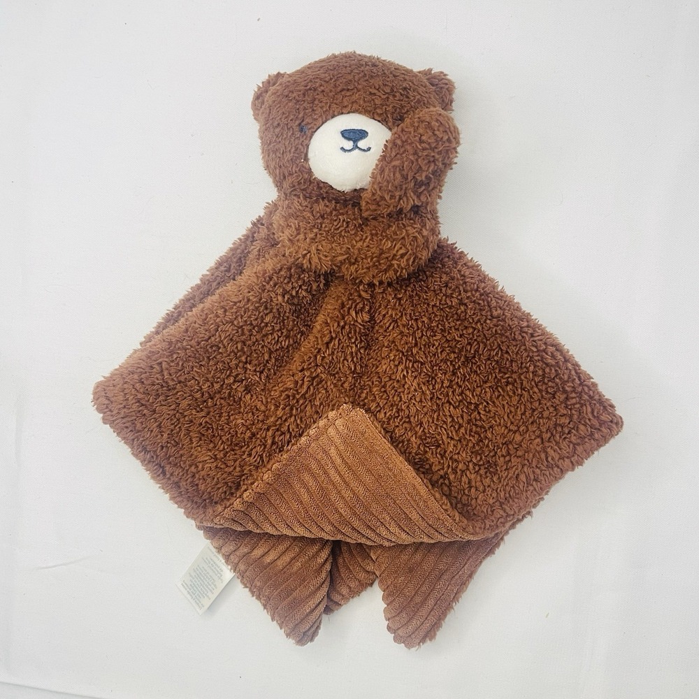 Carters Just One You Plush Brown BEAR Security Blanket Lovey 68344 Target